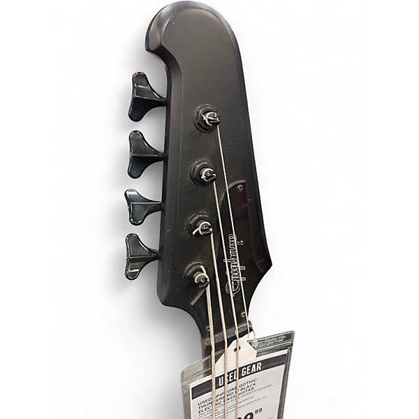 Used Epiphone Gothic Thunderbird IV Black Electric Bass Guitar