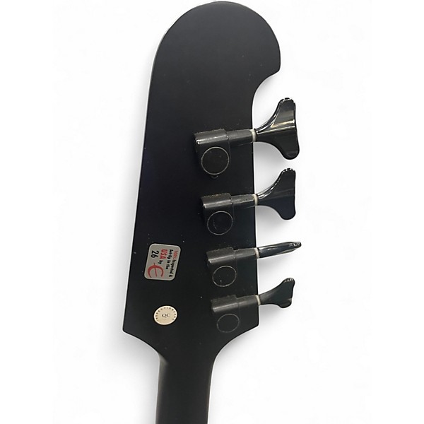Used Epiphone Gothic Thunderbird IV Black Electric Bass Guitar