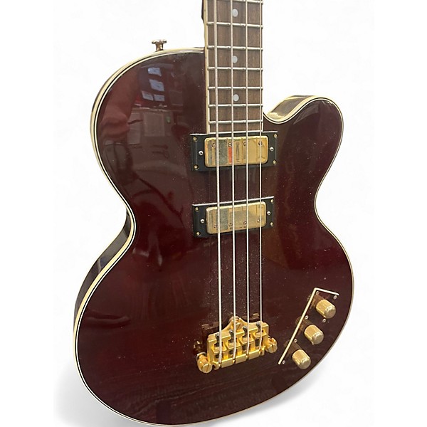 Used Epiphone ALLEN WOODY RUMBLEKAT RED Electric Bass Guitar
