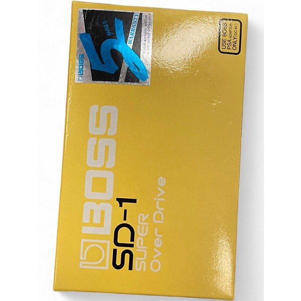 Used BOSS SD1 Super Overdrive Effect Pedal