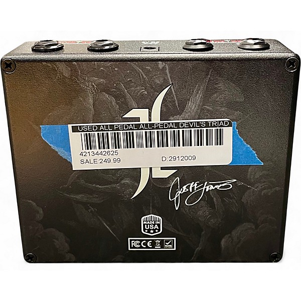 Used All Pedal  All-Pedal Devil's Triad Jeff Loomis Effect Pedal