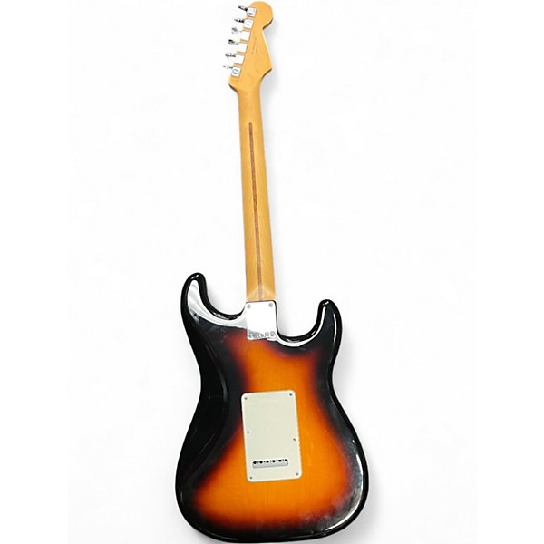 Used Fender Player Stratocaster Left Handed Vintage Sunburst Solid Body Electric Guitar