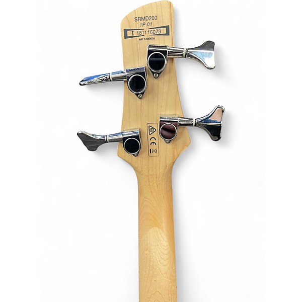 Used Ibanez SRMD200 Candy Apple Red Electric Bass Guitar