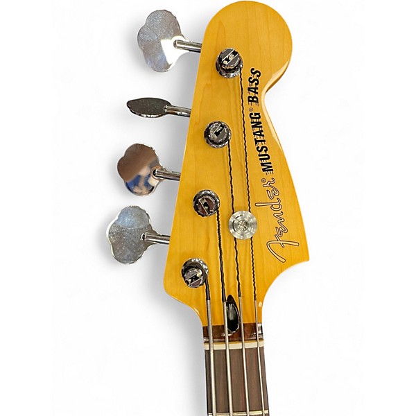 Used Fender Player II Mustang Bass Yellow Electric Bass Guitar