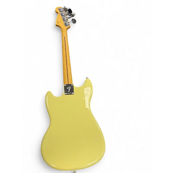 Used Fender Player II Mustang Bass Yellow Electric Bass Guitar
