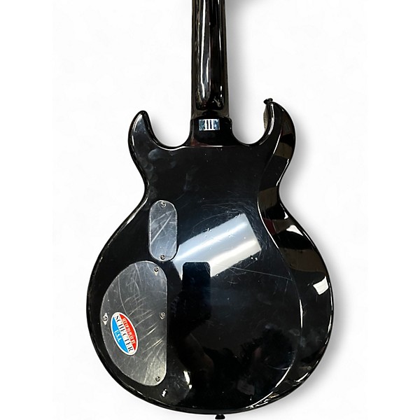 Used Schecter Guitar Research Devil Tribal Black Electric Bass Guitar