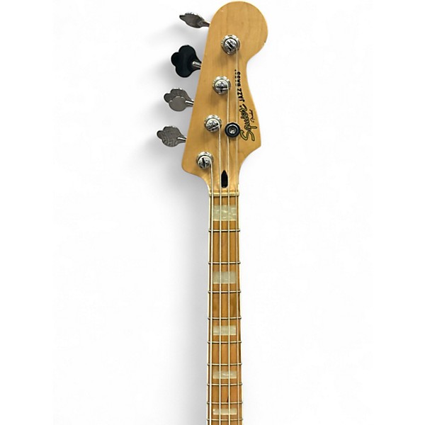 Used Squier Affinity Jazz Bass Black Electric Bass Guitar