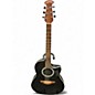 Used Ovation 1861 Black Acoustic Guitar thumbnail