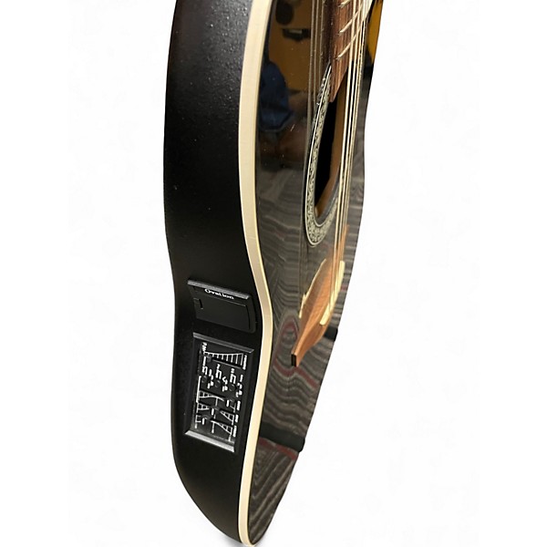 Used Ovation 1861 Black Acoustic Guitar