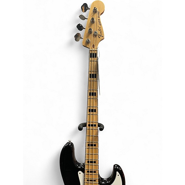 Used Fender Geddy Lee Signature Jazz Bass Black Electric Bass Guitar