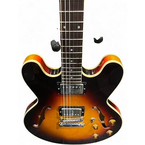 Used The Heritage H535 Sunset Burst Hollow Body Electric Guitar