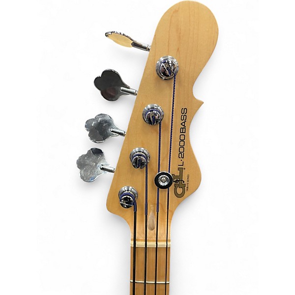 Used G&L Tribute L2000 Orange Electric Bass Guitar