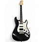 Used 2011 Fender Highway One Stratocaster Black and White Solid Body Electric Guitar