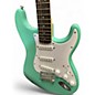 Used Squier Standard Stratocaster Surf Green Solid Body Electric Guitar