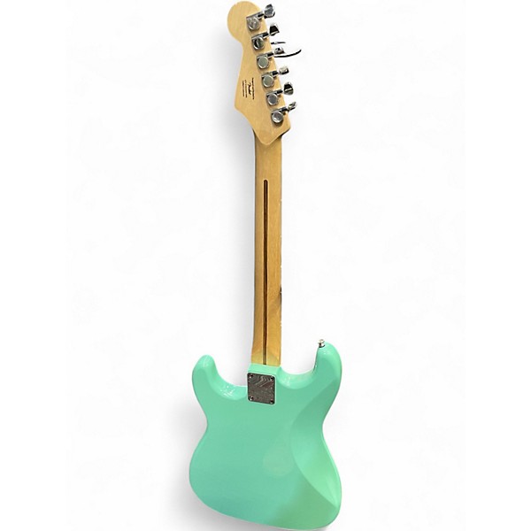 Used Squier Standard Stratocaster Surf Green Solid Body Electric Guitar