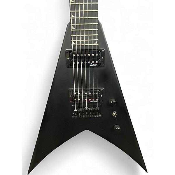Used Jackson JS22-7 Dinky 7 String Black Solid Body Electric Guitar