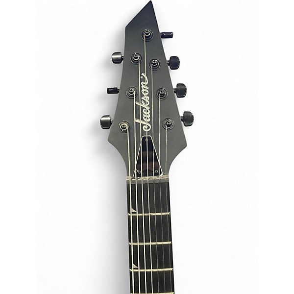 Used Jackson JS22-7 Dinky 7 String Black Solid Body Electric Guitar