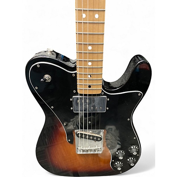 Used Fender 1972 Reissue Custom Telecaster 2 Color Sunburst Solid Body Electric Guitar
