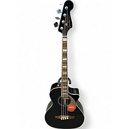Used Fender Kingman 4-String Black Acoustic Bass Guitar