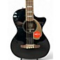 Used Fender Kingman 4-String Black Acoustic Bass Guitar