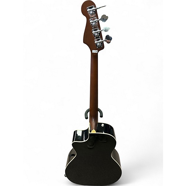 Used Fender Kingman 4-String Black Acoustic Bass Guitar