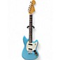 Used Fender Mustang Daphne Blue Solid Body Electric Guitar thumbnail