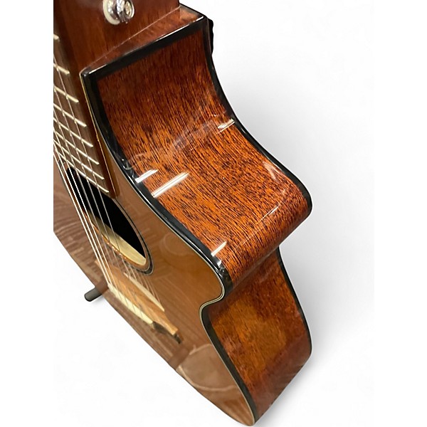 Used Breedlove Discovery Dreanought Cutaway NYLON Natural Classical Acoustic Electric Guitar