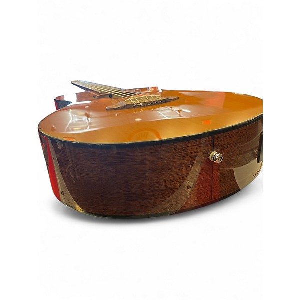 Used Breedlove Discovery Dreanought Cutaway NYLON Natural Classical Acoustic Electric Guitar