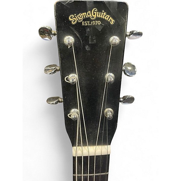 Used SIGMA DM4B Black Acoustic Guitar