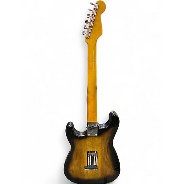 Used Chc CUSTOM 2 Tone Sunburst Solid Body Electric Guitar