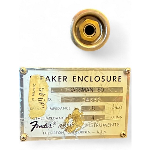 Used Fender BASSMAN 50 2X15" Guitar Cabinet