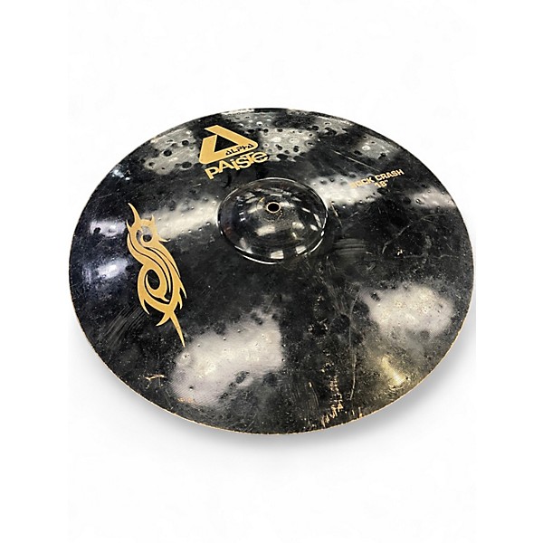 Used Paiste 18in ALPHA ROCK CRASH SLIPKNOT Cymbal