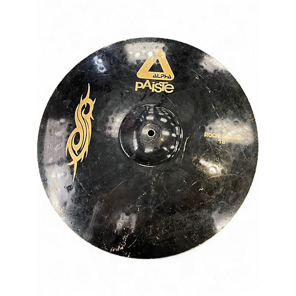 Used Paiste 18in ALPHA ROCK CRASH SLIPKNOT Cymbal