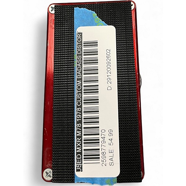 Used MXR M78 1978 Custom Badass Distortion Effect Pedal