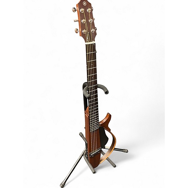 Used Yamaha Silent Guitar Natural Mahogany Acoustic Electric Guitar