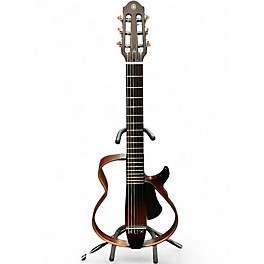 Used Yamaha Silent Guitar Mahogany Gloss Classical Acoustic Electric Guitar