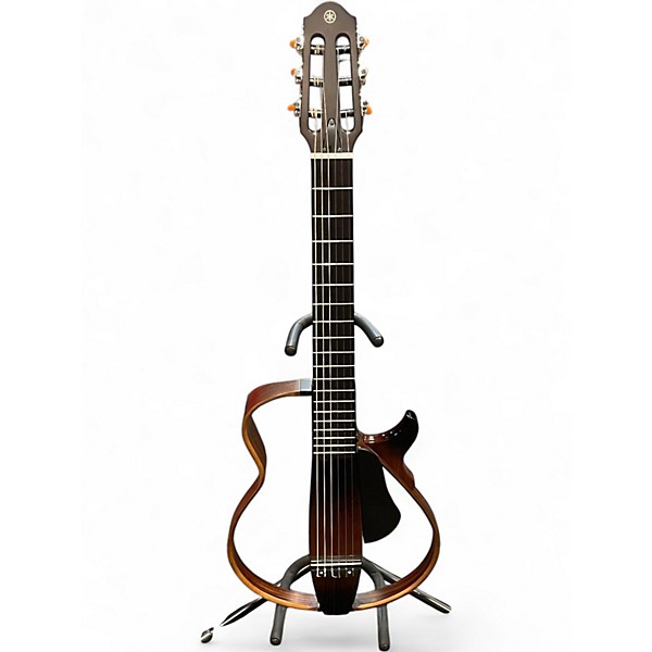 Used Yamaha Silent Guitar Mahogany Gloss Classical Acoustic Electric Guitar
