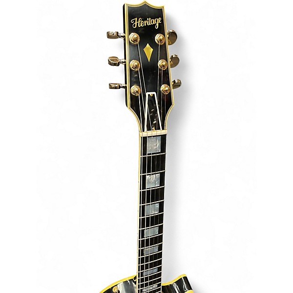 Used Heritage H-157 Custom Core Ebony Solid Body Electric Guitar