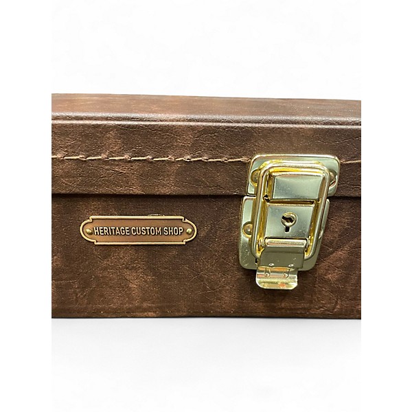 Used Heritage H-157 Custom Core Ebony Solid Body Electric Guitar