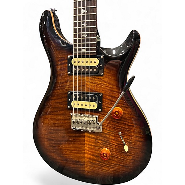 Used PRS SE Custom 24 3 Color Sunburst Solid Body Electric Guitar