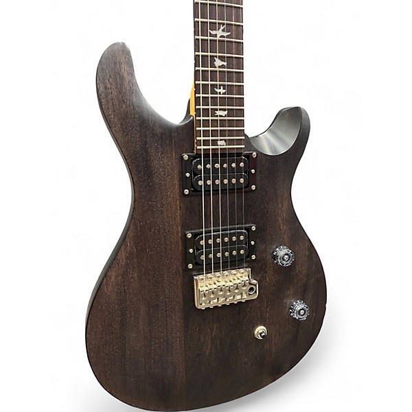 Used PRS SE CE Trans Black Solid Body Electric Guitar