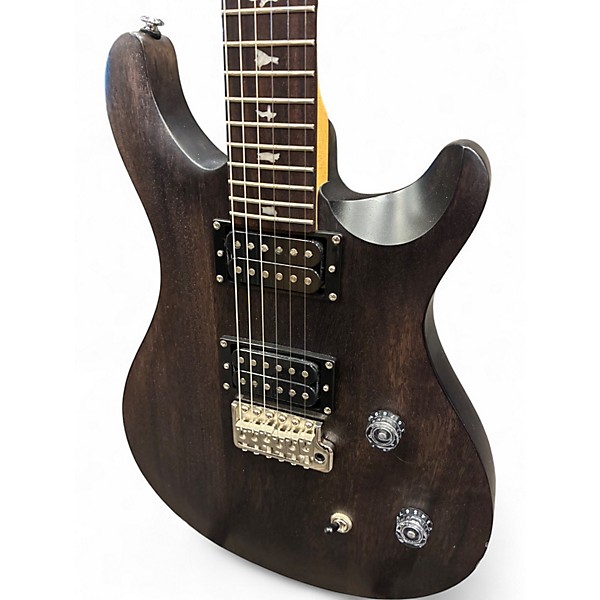 Used PRS SE CE Trans Black Solid Body Electric Guitar