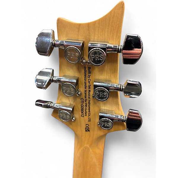 Used PRS SE CE Trans Black Solid Body Electric Guitar