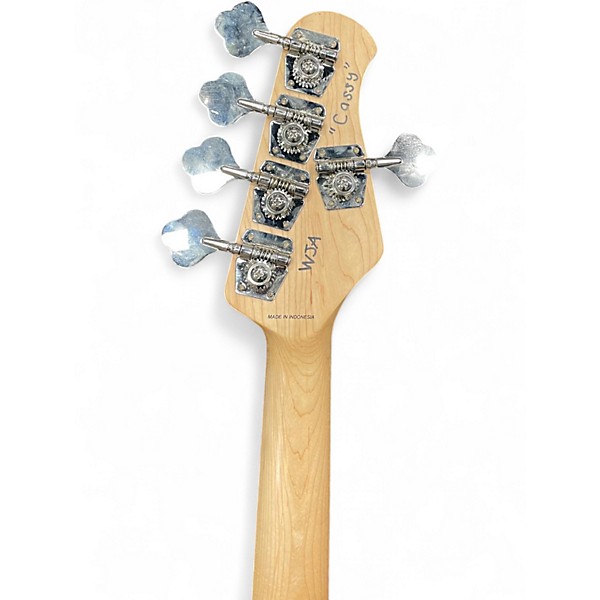 Used Sterling by Music Man sting ray 5 left handed 2 Color Sunburst Electric Bass Guitar