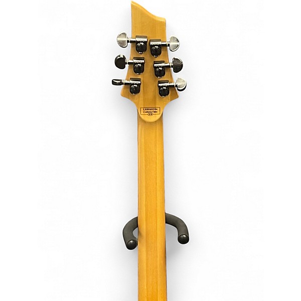 Used Schecter Guitar Research Hellraiser Deluxe Maroon Solid Body Electric Guitar