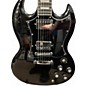 Used Gibson SG Standard Black Solid Body Electric Guitar