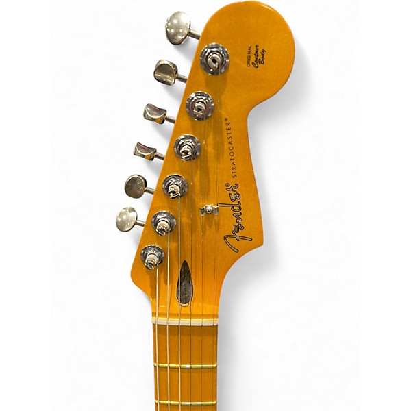 Used Fender Player Stratocaster Black Solid Body Electric Guitar