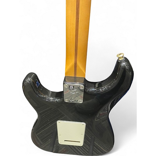 Used Fender Player Stratocaster Black Solid Body Electric Guitar