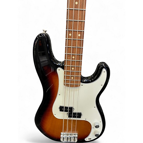 Used Fender Player Precision Bass 3 Color Sunburst Electric Bass Guitar