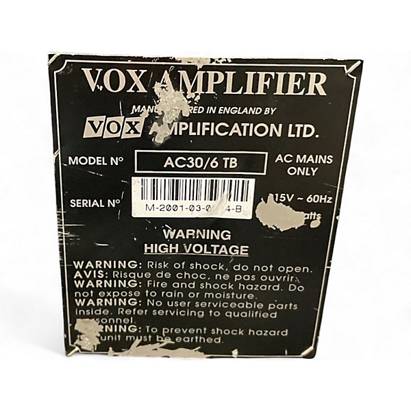 Used VOX AC30 6TB Tube Guitar Amp Head